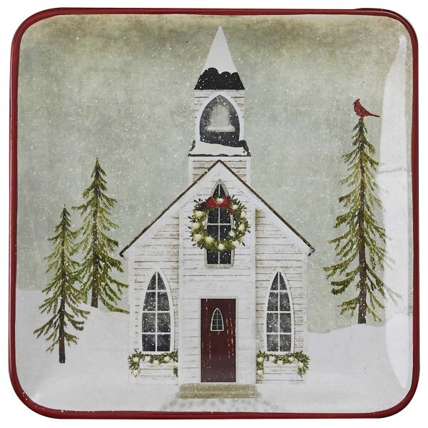 Vintage Hometown Salad Plate Park Designs